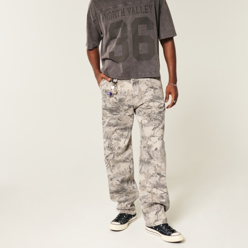 Men's Camouflage Skater Baggy Pants